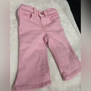 Pink flare baby pants